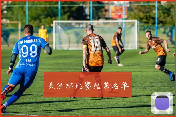 美洲杯比赛结果名单